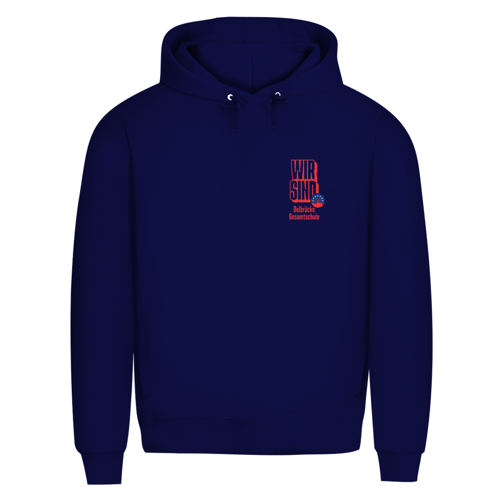 Premium Bio Hoodie "Europa Gesamtschule Delbrück"